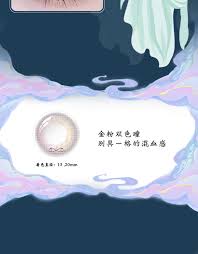 海俪恩诗经美瞳季抛2片女混血彩色隐形眼镜旗舰正品九州寻色国风