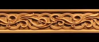 Decorative Wood Moulding Frieze Carved Celtic Nouveau Wood Molding Wood Carving Patterns Carving
