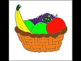 Mewarnai gambar buah buahan dalam keranjang. Sketsa Gambar Buah Buahan Di Dalam Keranjang Gambar Buah Buahan