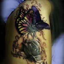 Get inspired by these 30 cool hip tattoo ideas and designs that are pictures, words, and more. Butterfly Hip Piece Cover Up Hmc Henrymcady Clanlachlan Flickr