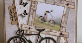 Fahrrad Karten Basteln Maskuline Karten Fahrrad Gutschein