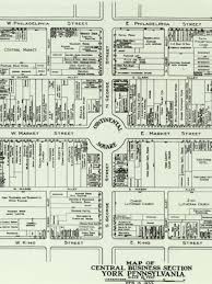 Rare York Pa Map Provides A Snapshot Of Downtown Life 80 Years Ago York Pennsylvania York York Pa