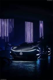 Mercedes Vision Avtr Driving On Las Vegas Futuristic Cars Mercedes Mercedes Benz