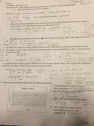This online revelation holt graph skills displacement and velocity answers can be one of the options to accompany you subsequently having other time. Unit 2 Motion Speed And Acceleration Lauren Thomas 4a Physics