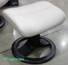 Costco offers chairs in an array of different styles that range from traditional leather club chairs and rocking recliners, to stylish accent chairs in various colors and fabrics. Oslo Nordic Home Leather Reclining Chair At Costco Frugal Hotspot