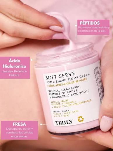 RomaSuplidora | 💕Truly Soft Serve After Shave Plump Cream💕 Crema corporal diseñada para utilizar después del afeitado.✨ Hidrata profundamente la piel,... | Instagram