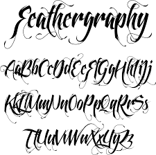 Feathergraphy Font Family By Mans Greback Font Bros Tattoo Font For Men Tattoo Lettering Styles Best Tattoo Fonts