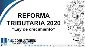 No obstante lo anterior, a continuación presentamos. Reforma Tributaria Colombia 2020 Puntos Relevantes En 5 Minutos Youtube
