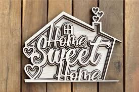 Download Home Sweet Home 747839 Laser Engraving Design Bundles