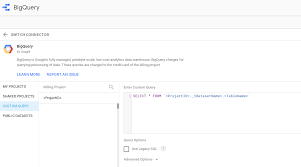 How To Create A Hidden Dataset In The Bigquery Webui Whilst Keeping Datastudio Connection Possible Stack Overflow