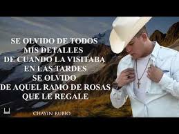 Chayin Rubio Se Olvido Youtube
