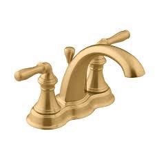 Shop wayfair for all the best polished brass kohler bathroom sink faucets. Kohler Devonshire Vibrant Brushed Bronze 2 Handle 4 In Centerset Watersense Bathroom Sink Faucet With Drain Lowes Com Sink Faucets Bathroom Sink Faucets Kohler Devonshire