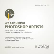 We Are Hiring Photoshop Artists Interesting Candidates Please Email Your Resume Along With The Work Portfoli We Are Hiring Business Solutions Branding Agency