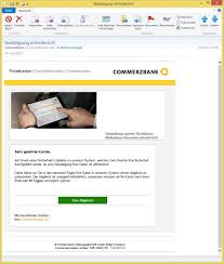 We will resume regular business hours tuesday, july 6. Bestatigung Erforderlich Von Commerzbank Commerz Service De Vorsicht E Mail