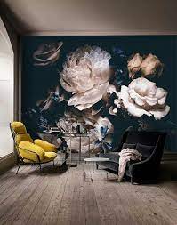 Create a grand entrance in your hallway or a cosy bedroom or livingroom. Peel And Stick Wallpaper Floral Large Floral Wallpaper Dark Floral Wallpaper Mural Floral Mural Removable Peony Wall Paper Removable 132 Large Floral Wallpaper Vintage Floral Wallpapers Wall Wallpaper