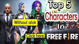 Garena free fire #jota_character_ability #full_review #freefire song use : Top 5 Characters In Free Fire To Rush Gameplay Team2earn Store