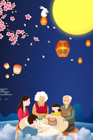 Mid Autumn Mooncake Festival Mid Autumn Festival Enjoying The Moon Lễ Hội Hinh ảnh Trang Tri