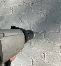 Make sure the diameter of the anchor used will fit correctly through the holes in the bracket/wall mount. How To Mount A Tv On A Brick Wall Plank And Pillow