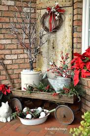 Christmas 2015 Front Porch With Rudy Christmas Porch Decor Holiday Decor Christmas Outdoor Christmas Decorations
