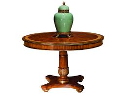 Henkel harris 66 round mahogany dining room table. Henkel Harris 48 Round Center Table Hh2200