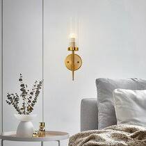 Free delivery and returns on ebay plus items for plus members. Gold Wall Wall Sconces You Ll Love In 2021 Wayfair