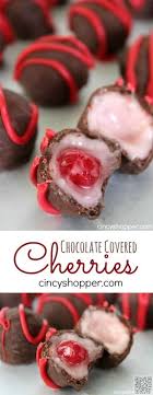 Chocolat Couverts De Cerises Recette Recette Bonbon Cuisine Et Boissons