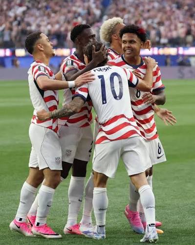 Folarin Balogun becomes only the second player ever in U.S. Men's National Team history to score more than one goal in a single World Cup match 🤯🇺🇸 This is also the first