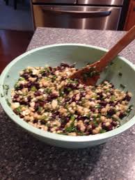 Black Bean Corn Feta Dip Apple Cider Vinegar 2cans Shoe Peg Corn Drained 2 Cans Black Beans Drained And Rinsed 2 Pk Feta Cheese 1 2 Bunches Green Onions 1 2 C Suga Stuffed Peppers Healthy Recipes Eat