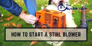 How do i start a stihl blower. How To Start A Stihl Blower Smart Way For 2 Types