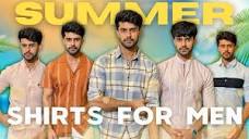 SUMMER SHIRTS FOR MEN IN BUDGET | MEN'S FASHION HAUL - YouTube