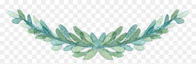 Laurel wreath clipart, monogram clip art, greenery illustration, green wreath greenery wreath png was hand painted with watercolor. Transparent Watercolor Greenery Png Border Watercolor Leaves Transparent Png Download Vhv