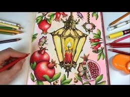 Sharing How I Color Background With Soft Pastel And Lantern Using Prismacolor Premier Colored Pen Coloring Book Art Colored Pencil Coloring Book Coloring Books