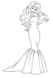 Princess in ball gown off the shoulder dress. 26 Mermaid Coloring Pages Ideas Coloring Pages Colouring Pages Coloring Books