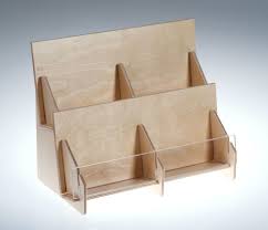 2 Tier Plywood Greeting Card Rack Greeting Card Display Stand Greeting Card Display Acrylic Display Stands