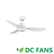 Led white ceiling fan with light fixture. Intaglio Dc 159 Led Wh 40 Acorn