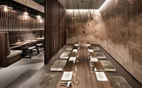 Interior Design Restaurant Bar Wood Industrial Floor Dining Area Japanese Style Flo Restaurant Interieur Moderne Raumausstattung Restauranteinrichtungen