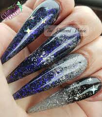 The Glittered Pixiez Optical Illusion Nebula Color Shifting Glitter Diy Acrylic Nails Diy Nails Acrylic Nails