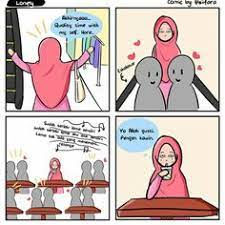 Gambar kartun muslimah cute ini adalah hasil karya anak muda rakyat malaysia. 12 Komik Muslimah Ideas Anime Muslim Islamic Cartoon Islam