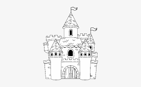 Printable elsa birthday party at ice castle disney coloring page. Fantasy Castle Coloring Page Drawing Free Transparent Png Download Pngkey