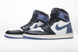 Air Jordan 1 Og Hi Retro Blue Moon 555088 115 Blue In 2020 Air Jordans Air Jordan Shoes Jordans Girls