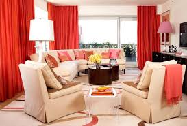 Red Curtains Living Room Decorating With Cream Sofa Furniture Sets Living Room Red Red Apartment Living Room Interior Design Living Room