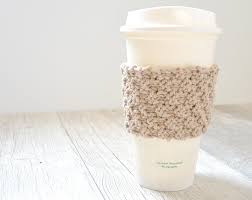 Homebody buttoned mug cozy knitting pattern (plain and cabled). Double Seed Stitch Knit Coffee Cozy Mama In A Stitch