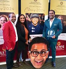 My twin Anand “Happy” Patel was posthumously inducted in Oklahoma City…