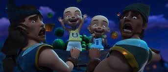 Keris siamang tunggal trailer this new adventure film tells of the adorable twin brothers upin and ipin together with their friends ehsan, fizi, mail, jarjit, mei mei, and susanti, and their quest to save a fantastical kingdom of inderaloka from the evil raja bersiong. Upin Ipin Keris Siamang Tunggal Heads For China S Cinemas The Star