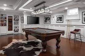 Bright And Dreamy Kitchen For A Renovated Colonial Home In New England Pool Table Room Billiards Room Decor Black Pool Table
