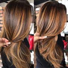 60 Looks With Caramel Highlights On Brown And Dark Brown Hair Fall Hair Color For Brunettes Hair Color Highlights Brunette Hair Color