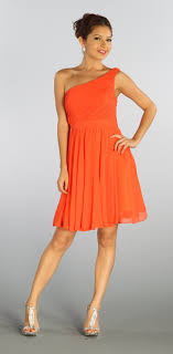 One Shoulder Chiffon Short Orange Coral Bridesmaid Dress Ruched Bodice Orange Bridesmaid Dresses Short Orange Bridesmaid Dresses Camo Bridesmaid Dresses