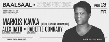 Seit 2015 ist markus kavka mit babette conrady verheiratet. Party Baalsaal Fr 13 02 Suena Hermosa Showcase W Markus Kavka Alex Rath Babette Conrady Baalsaal In Hamburg 13 02 2015