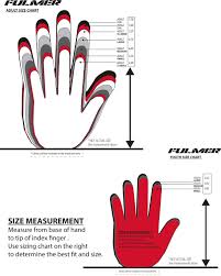 One method used to determine the correct glove size is to measure the width of the dominant hand with a soft cloth tape measure as shown below. Glove Size Chart