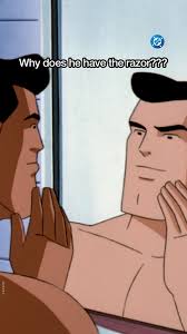 He's just a normal man who shaves in a normal way 💯